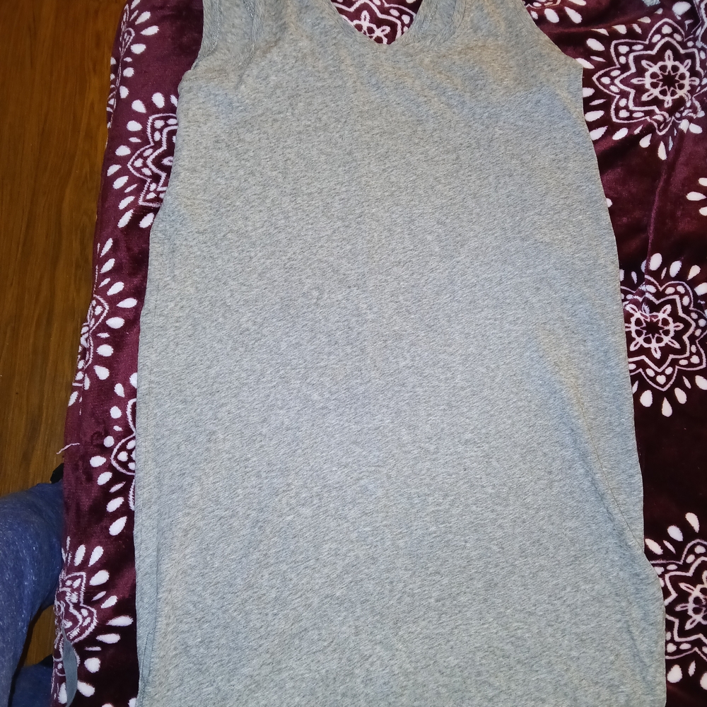Madewell Gray Sleeveless Dress